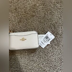 Coach White Leather Wallet